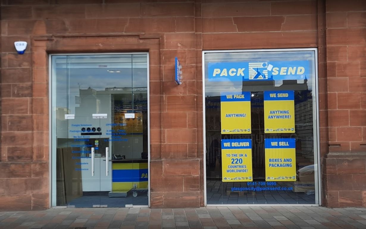 Glasgow Sales Office PACK & SEND
