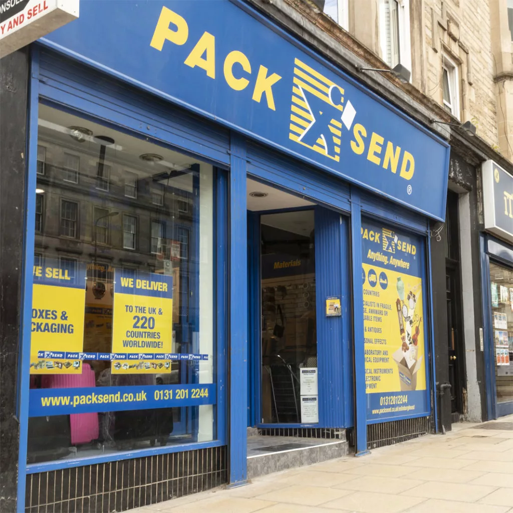 Shipping & Courier Services Edinburgh East PACK & SEND