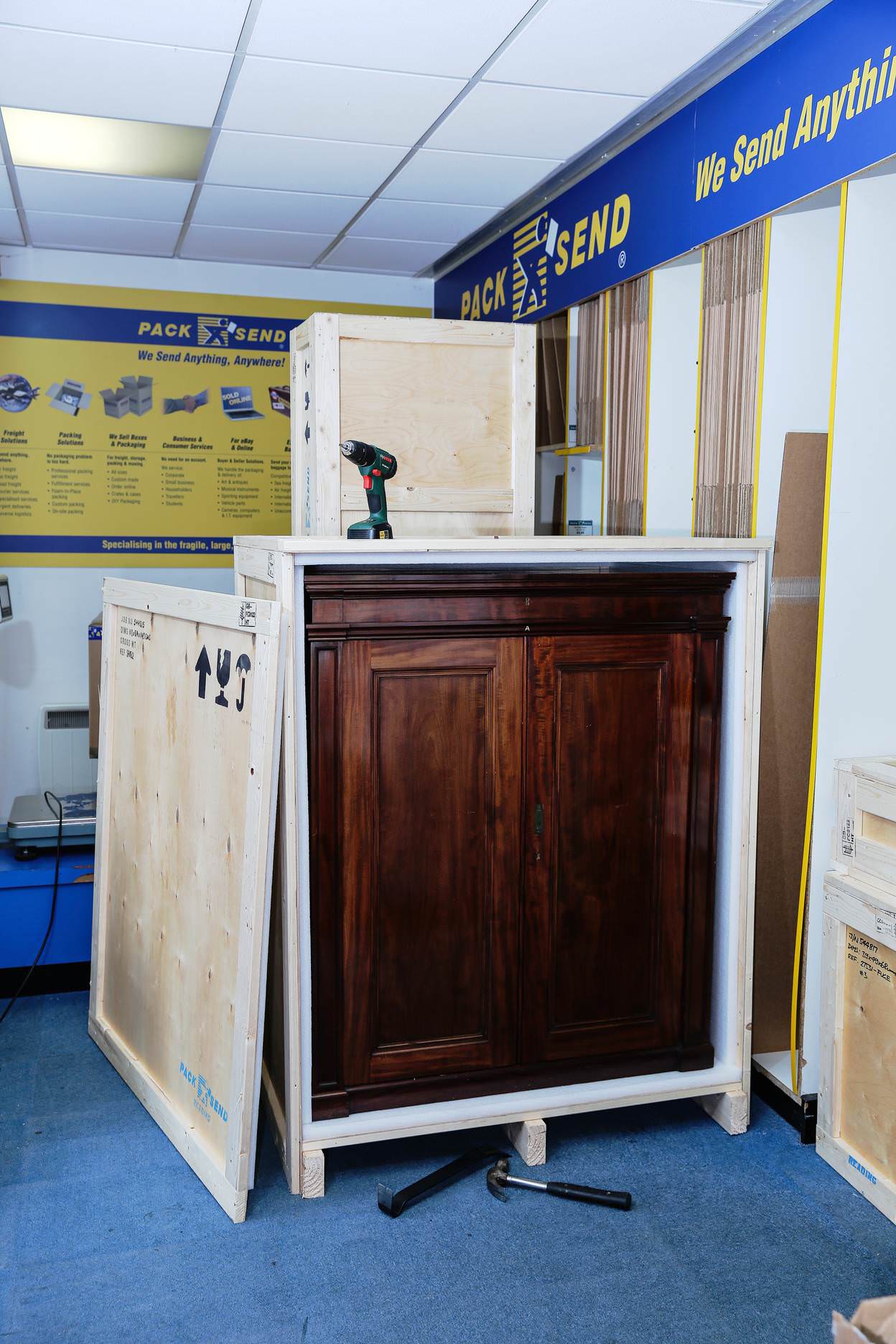 shipping cabinet