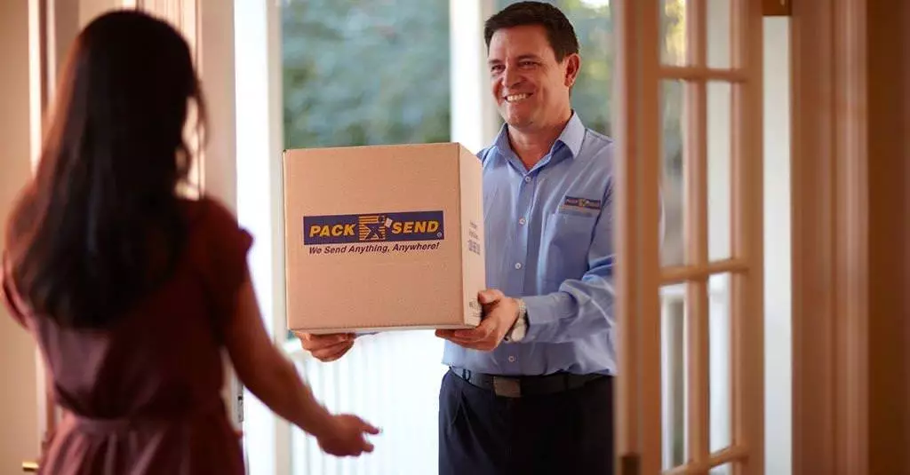 delivering a parcel