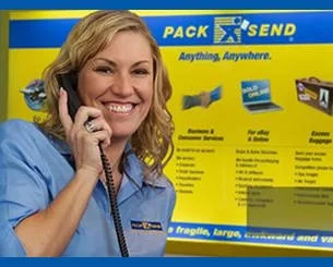 PACK & SEND Answering Phone