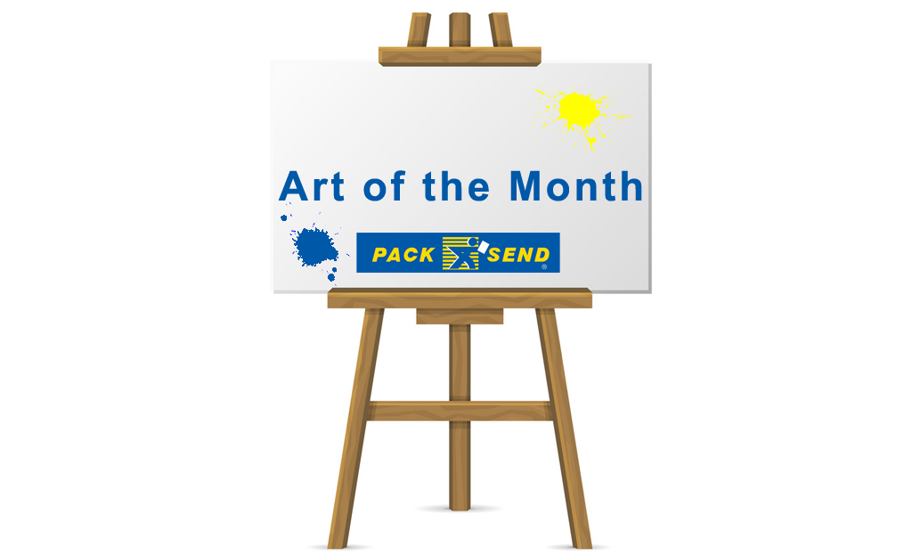 Art of the Month logo long