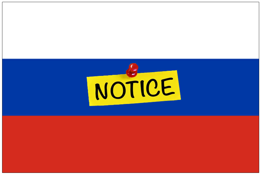 Russia Shipping Notice