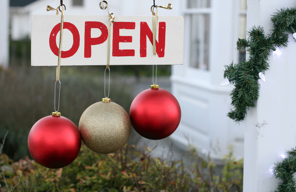 Christmas Opening Hours