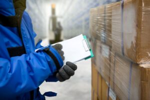 Freezing room or warehouse