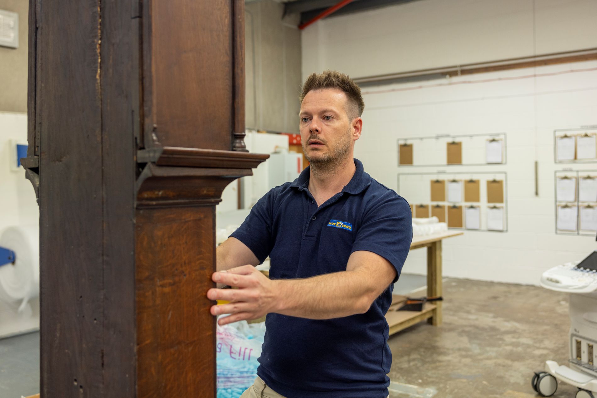 Bristol West Antique Clock Packing